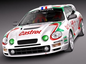 Toyota Celica GT-Four Castrol Rally 3D Model