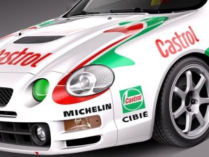 Toyota Celica GT-Four Castrol Rally 3D Model