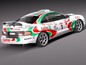 Toyota Celica GT-Four Castrol Rally 3D Model