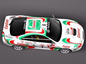 Toyota Celica GT-Four Castrol Rally 3D Model in Racing 46470