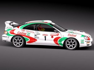 Toyota Celica GT-Four Castrol Rally 3D Model