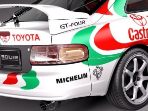 Toyota Celica GT-Four Castrol Rally 3D Model