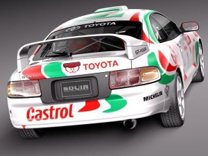 Toyota Celica GT-Four Castrol Rally 3D Model