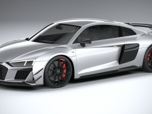 Audi R8 coupe V10 GT RWD 2023 3D Model