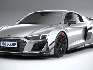 Audi R8 Coupe V10 GT RWD 2023 3D Model