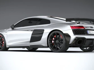 Audi R8 Coupe V10 GT RWD 2023 3D Model