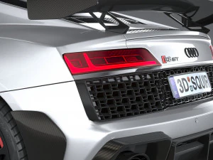 Audi R8 Coupe V10 GT RWD 2023 3D Model