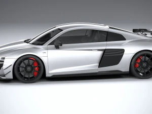 Audi R8 Coupe V10 GT RWD 2023 3D Model