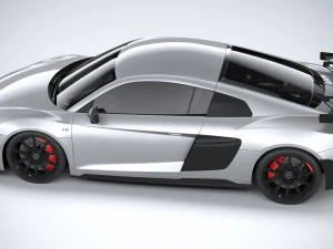 Audi R8 Coupe V10 GT RWD 2023 3D Model