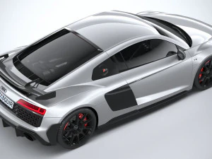 Audi R8 Coupe V10 GT RWD 2023 3D Model