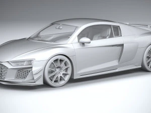 Audi R8 Coupe V10 GT RWD 2023 3D Model