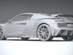 Audi R8 Coupe V10 GT RWD 2023 3D Model