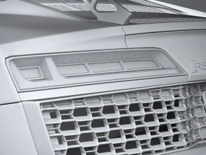 Audi R8 Coupe V10 GT RWD 2023 3D Model