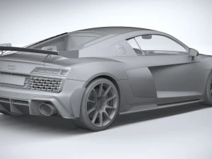 Audi R8 Coupe V10 GT RWD 2023 3D Model