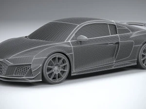 Audi R8 Coupe V10 GT RWD 2023 3D Model