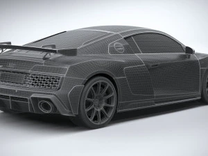 Audi R8 Coupe V10 GT RWD 2023 3D Model