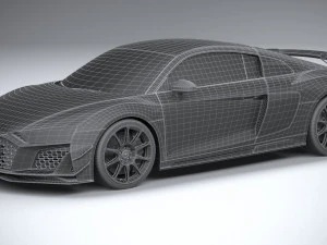 Audi R8 Coupe V10 GT RWD 2023 3D Model