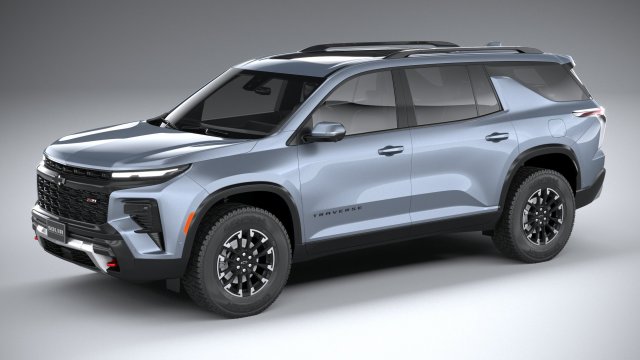 Chevrolet Traverse Z71 2024 Modelo 3D .c4d .max .obj .3ds .fbx .stl .blend