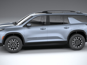 Chevrolet Traverse Z71 2024 Modelo 3D