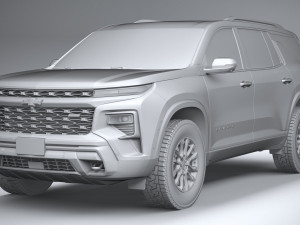 Chevrolet Traverse Z71 2024 Modelo 3D