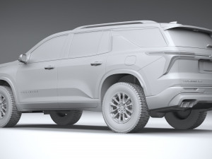 Chevrolet Traverse Z71 2024 Modelo 3D