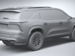 Chevrolet Traverse Z71 2024 Modelo 3D