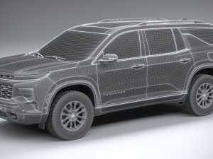 Chevrolet Traverse Z71 2024 Modelo 3D