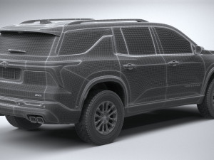 Chevrolet Traverse Z71 2024 Modelo 3D