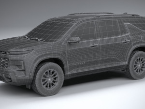 Chevrolet Traverse Z71 2024 Modelo 3D