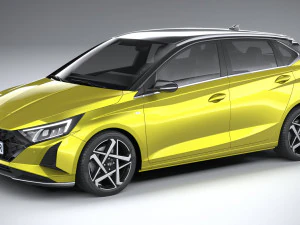 हुंडई i20 2024 3D मॉडल