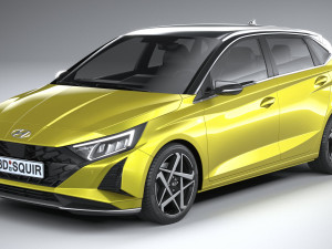 Hyundai i20 2024 Modello 3D