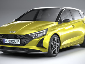 Hyundai i20 2024 Modello 3D