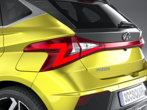 Hyundai i20 2024 Modello 3D