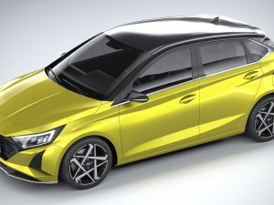 Hyundai i20 2024 Modello 3D