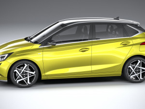 Hyundai i20 2024 Modello 3D