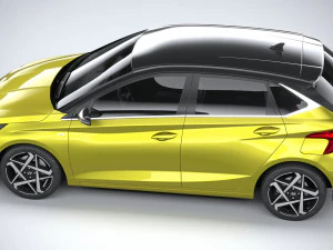 Hyundai i20 2024 3D Model