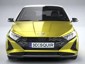 Hyundai i20 2024 3D Model