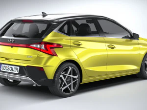 Hyundai i20 2024 3D Model
