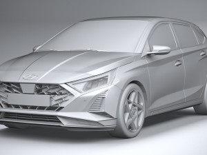 Hyundai i20 2024 Modello 3D