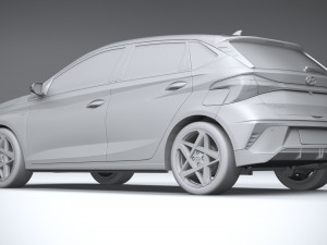 Hyundai i20 2024 Modello 3D
