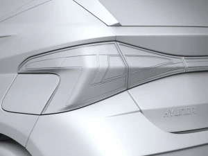 Hyundai i20 2024 3D Model