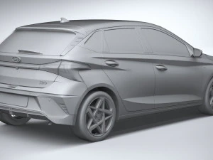 Hyundai i20 2024 3D Model