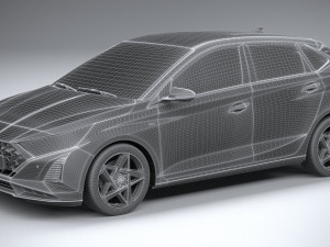 Hyundai i20 2024 Modello 3D