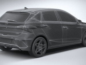Hyundai i20 2024 Modello 3D