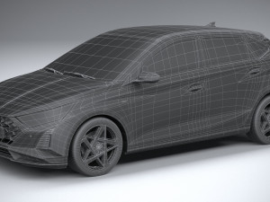 Hyundai i20 2024 Modello 3D