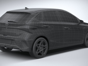 Hyundai i20 2024 Modello 3D