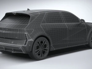 Hyundai Ioniq 5 N 2024 3D Model