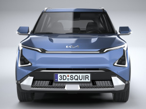 Kia EV5 2024 3D मॉडल