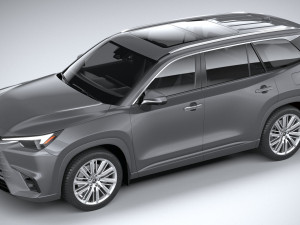 Lexus TX 350h 2024 3D Model
