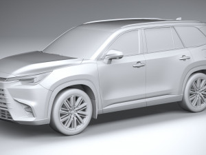 Lexus TX 350h 2024 3D Model